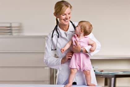 Examine baby